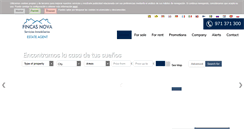 Desktop Screenshot of fincasnova.com