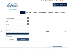 Tablet Screenshot of fincasnova.com